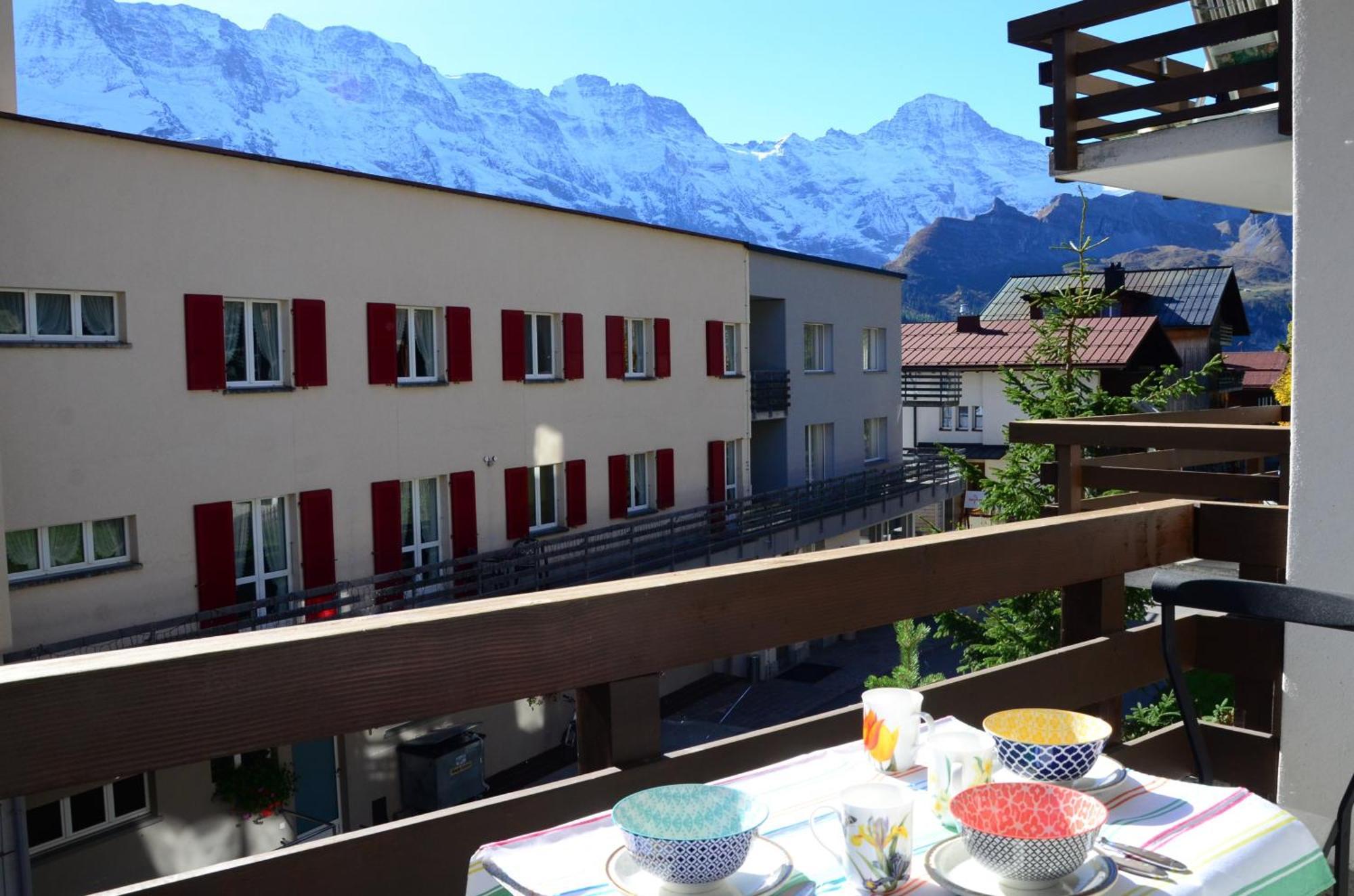 Charming And Cosy Apartment Mürren Eksteriør bilde